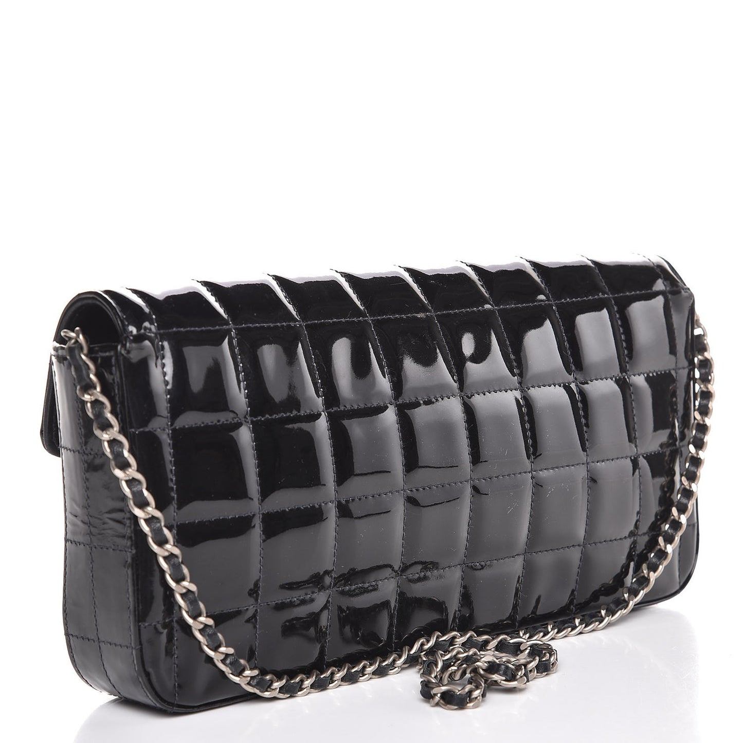 Patent East West Chocolate Bar Flap Black