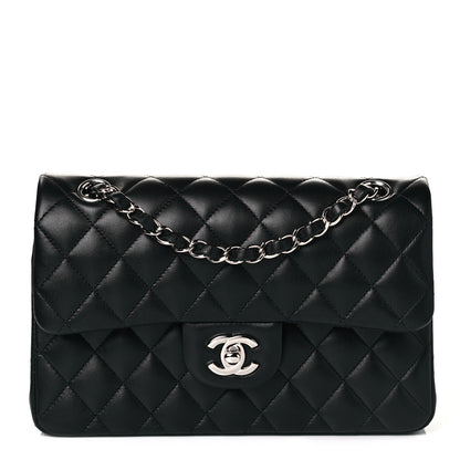 Chanel Lambskin Quilted Small Double Flap Black 1 of 11