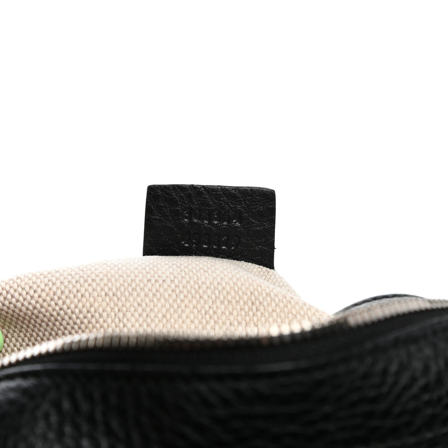 Pebbled Calfskin Studded Small Soho Disco Bag Black