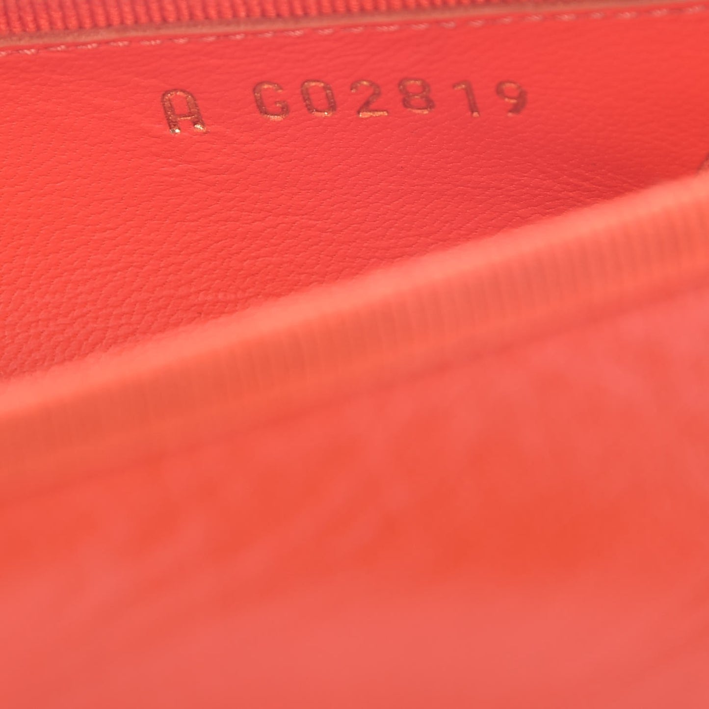 Goatskin Cap Toe CC Ballerina Flats 37 Orange