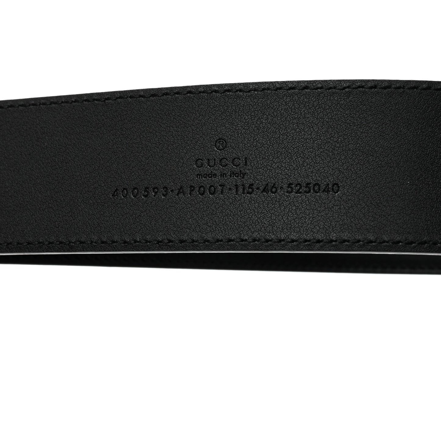 Calfskin Double G 40mm Belt 115 46 Black
