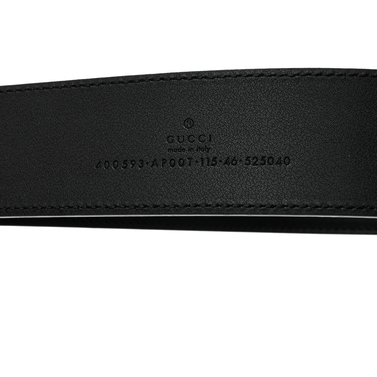Gucci Calfskin Double G 40mm Belt 115 46 Black 5 of 5