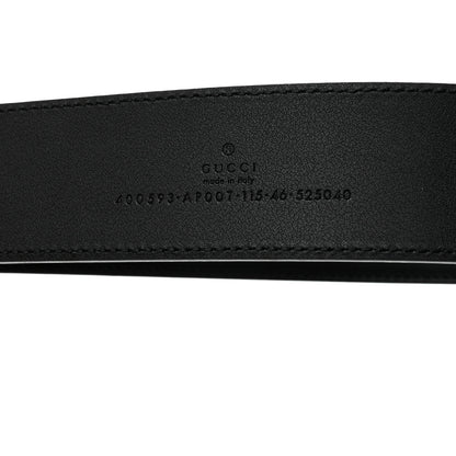 Gucci Calfskin Double G 40mm Belt 115 46 Black 5 of 5