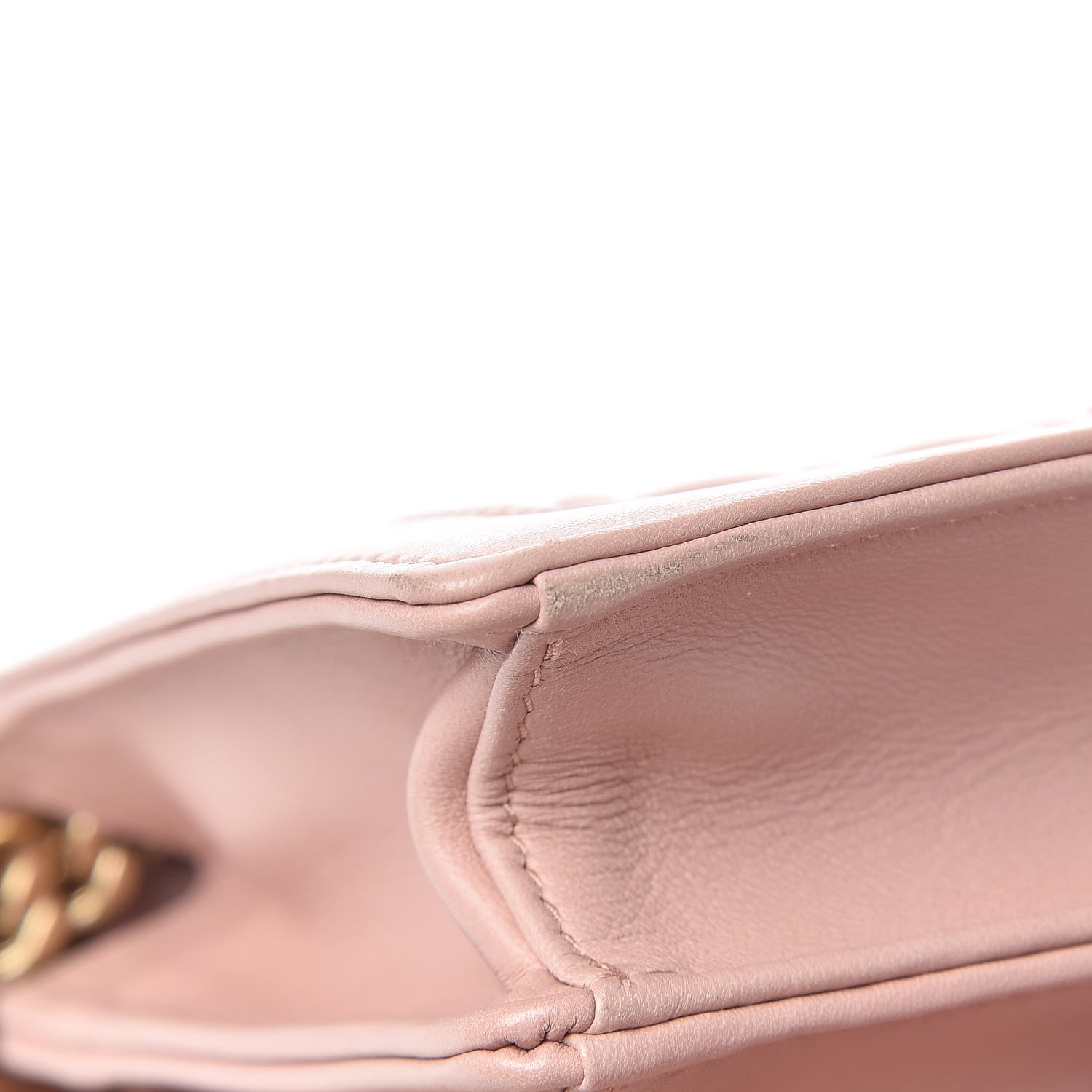 Miu Miu Lambskin Confidential Matelasse Chain Shoulder Bag Orchidea 10 of 11