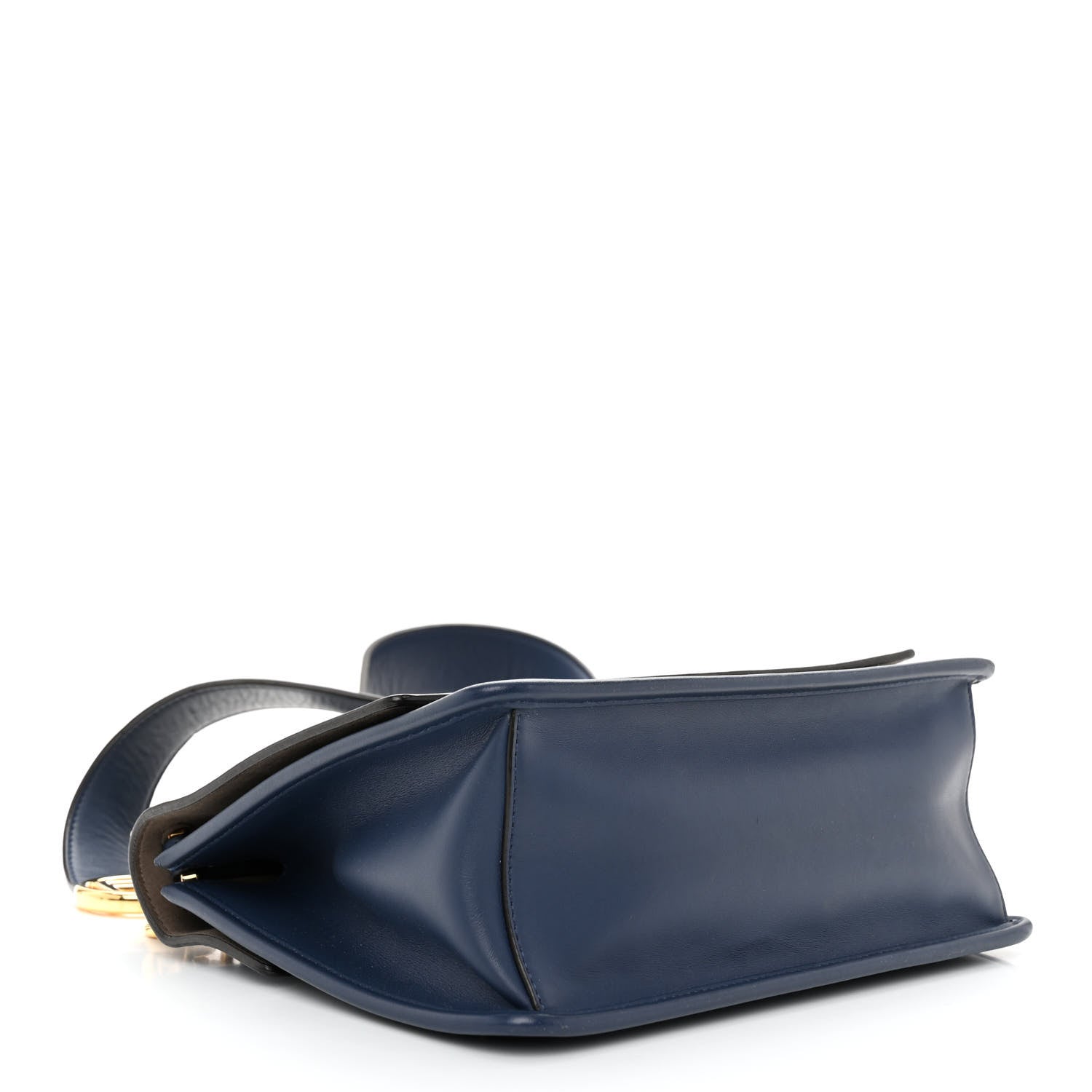 Fendi Vitello Century Opaco F is Fendi Kan I Shoulder Bag Blu Scuro 4 of 14
