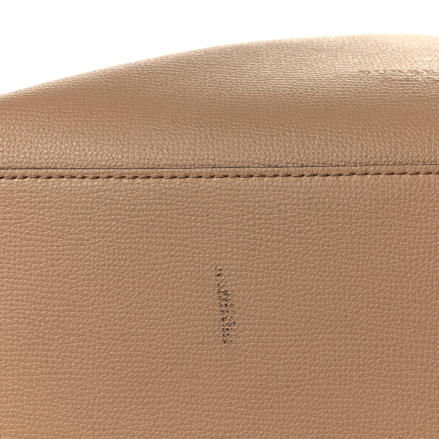 Grainy Calfskin Haymarket Check Medium Reversible Tote Camel