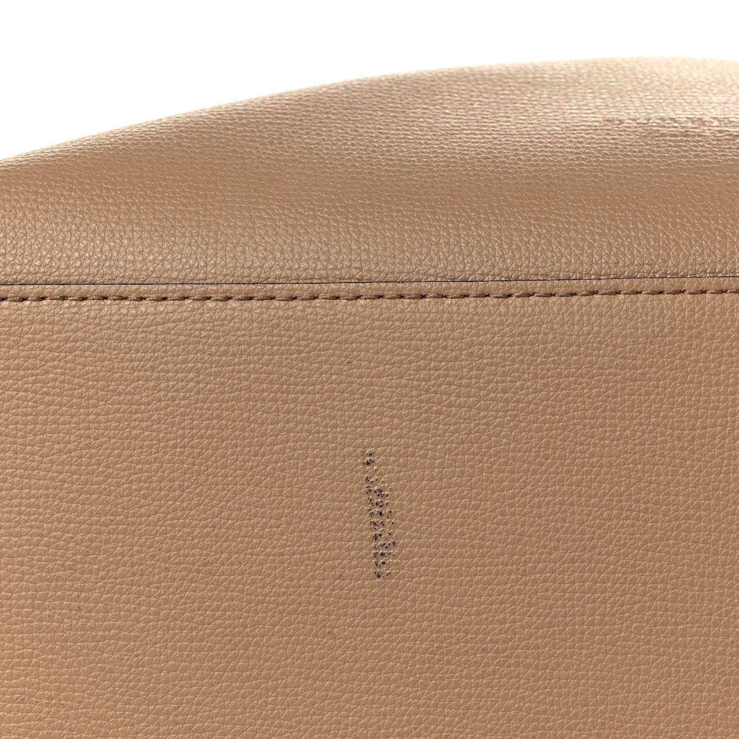 Burberry Grainy Calfskin Haymarket Check Medium Reversible Tote Camel 14 of 14