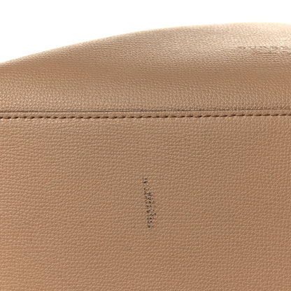 Burberry Grainy Calfskin Haymarket Check Medium Reversible Tote Camel 14 of 14