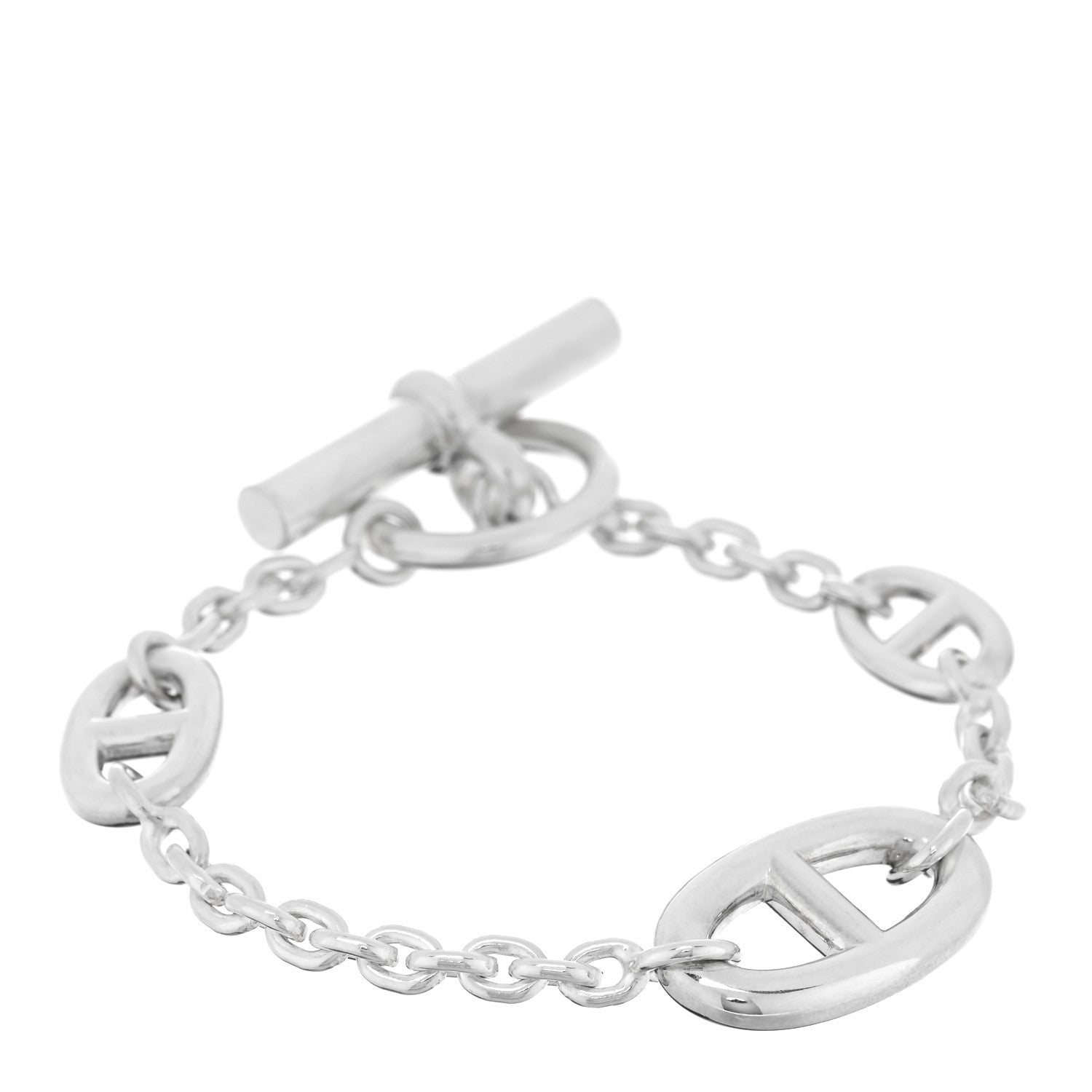 Hermes Sterling Silver Farandole Bracelet ST 1 of 4