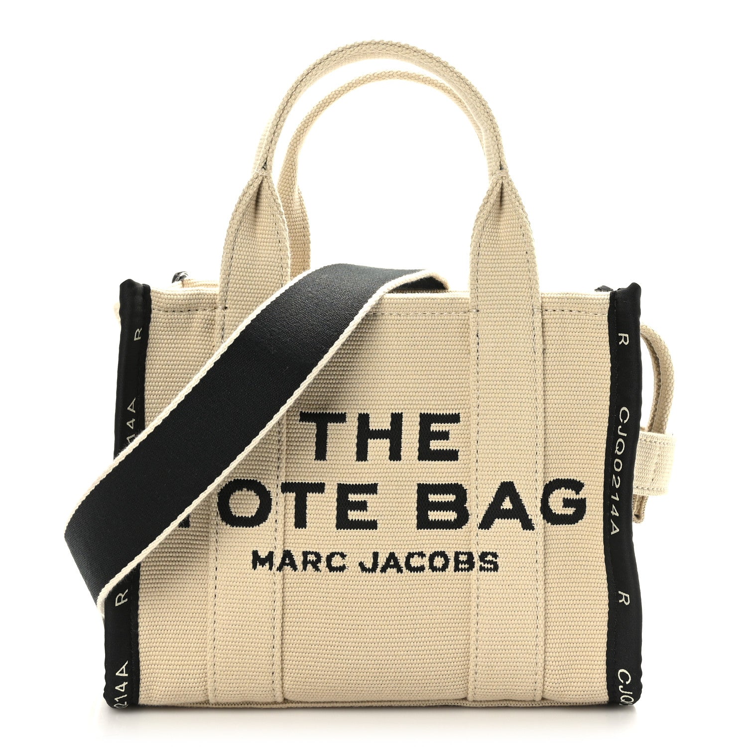 Marc Jacobs Jacquard Small The Traveler Tote Bag Warm Sand 1 of 11