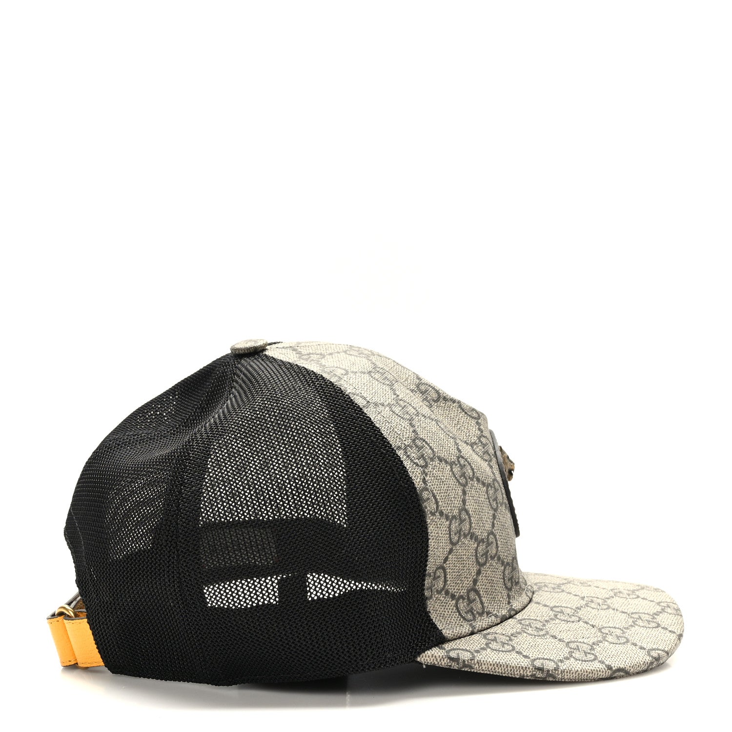 Gucci GG Supreme Monogram Neo Vintage Baseball Hat Beige New Acero 4 of 9