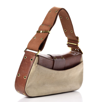 Christian Dior Canvas Calfskin Street Chic Columbus Ave Brown 3 of 12