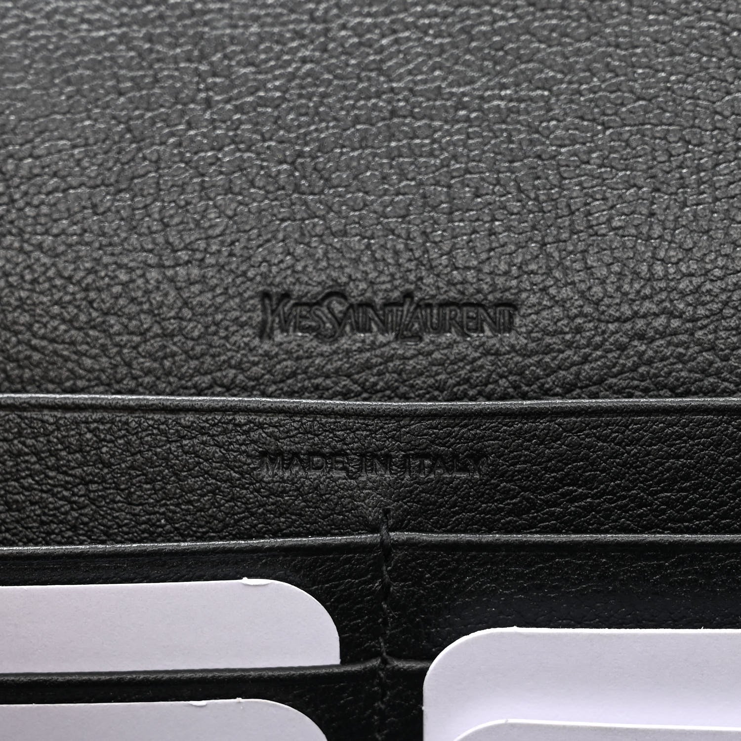 Saint Laurent Calfskin Monogram Belle de Jour Chain Clutch Black 6 of 13