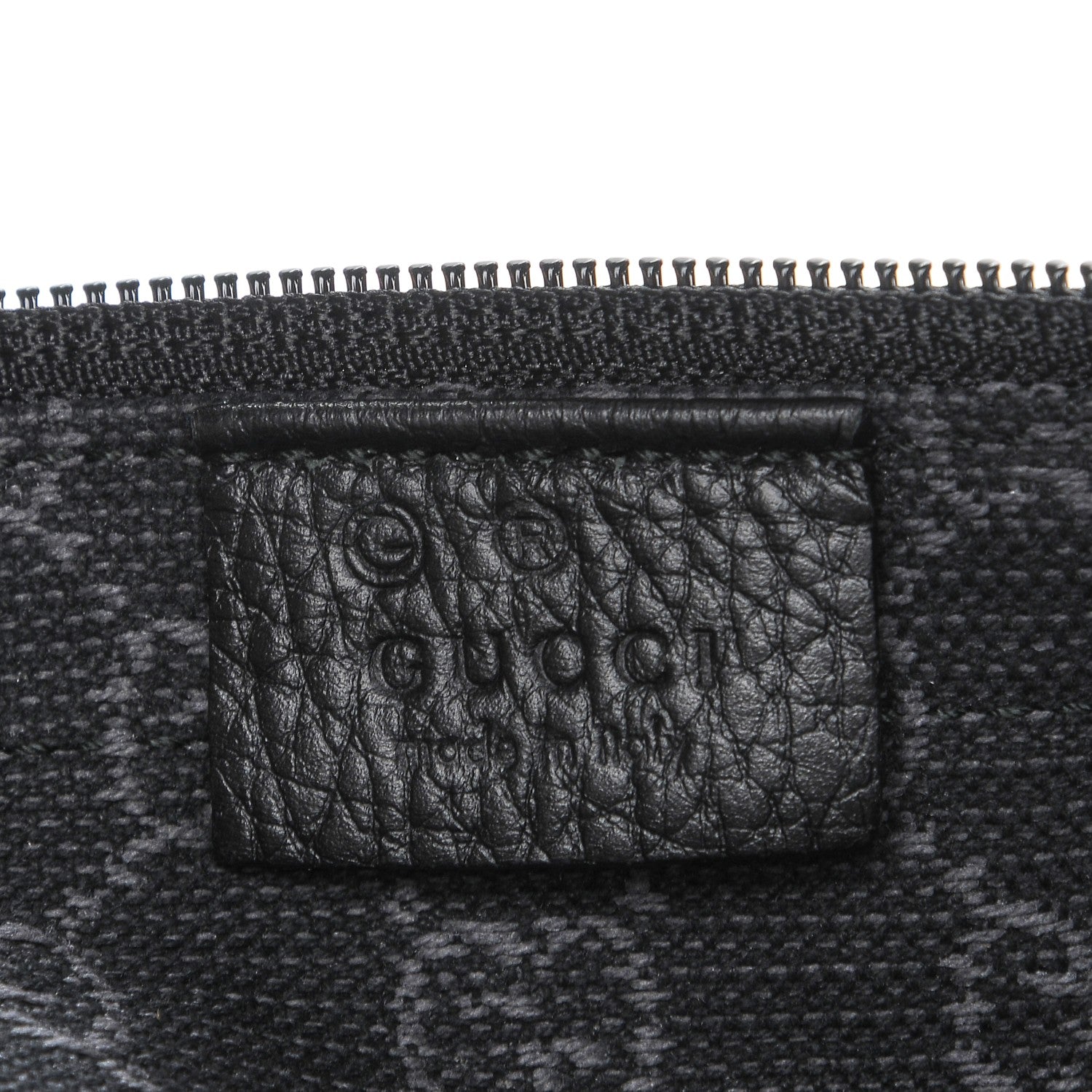 Gucci Denim Monogram Large Collapsible Carry On Duffle Black 9 of 10