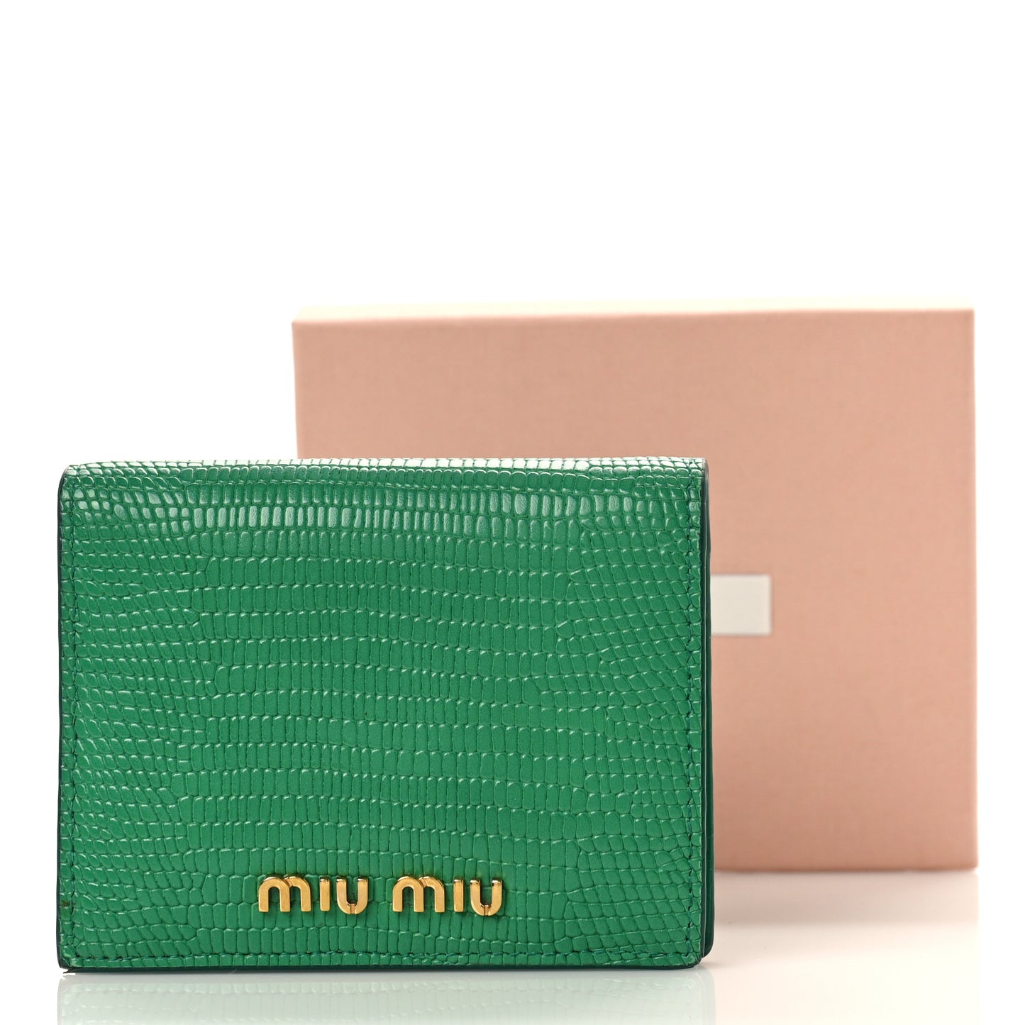 Vernice Lizard Embossed Wallet