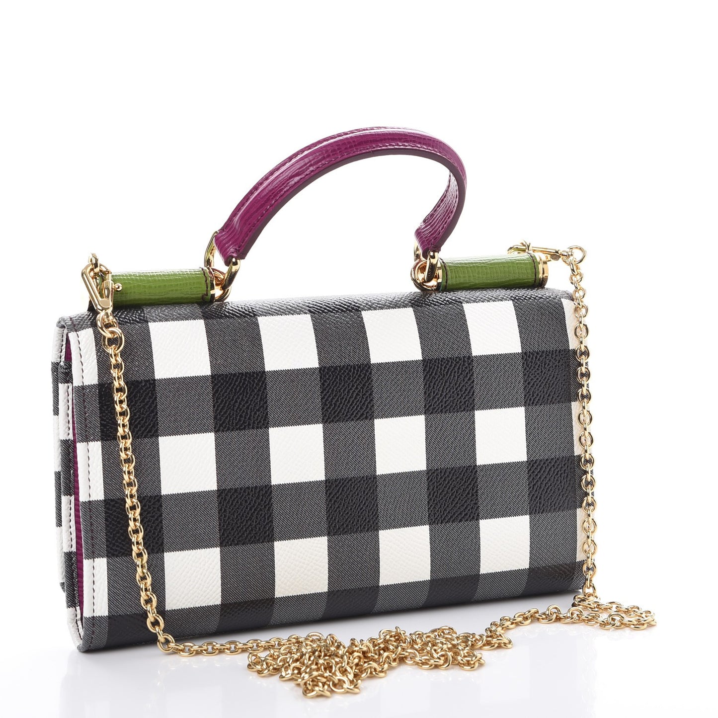 Dauphine Printed Wallet On Chain Multicolor