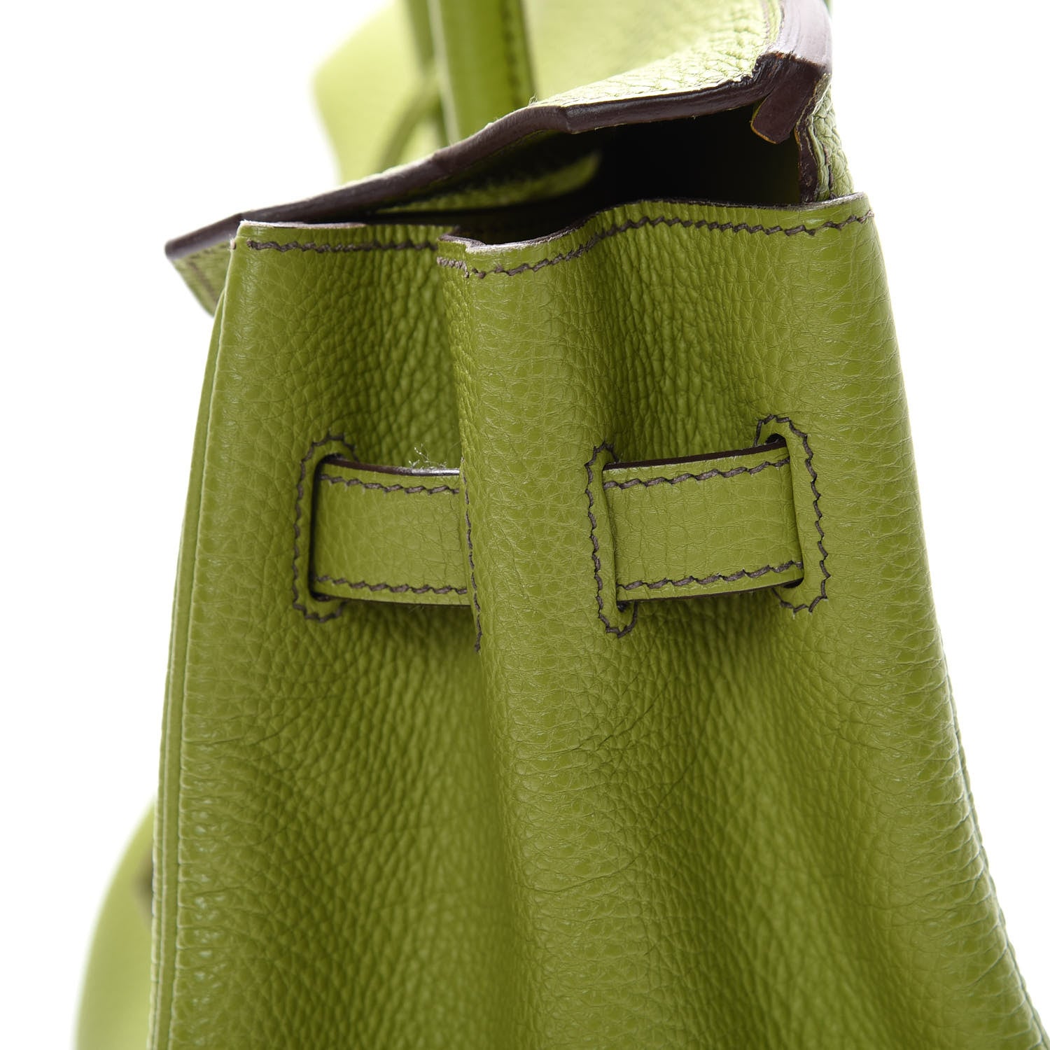 Hermes Togo Birkin 35 Vert Anis 10 of 37