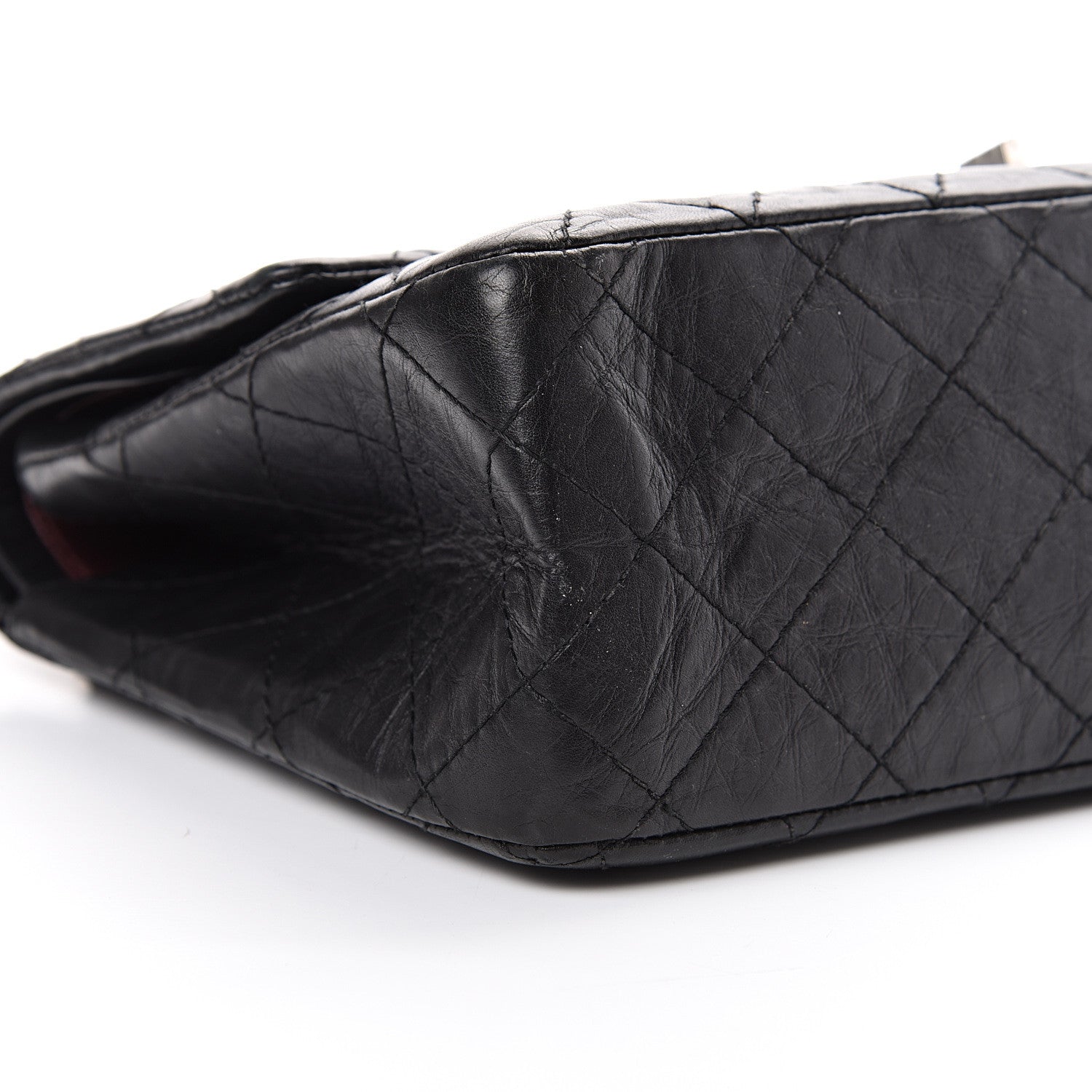 Chanel Aged Calfskin Quilted 2.55 Reissue 226 Flap Black 9 of 14