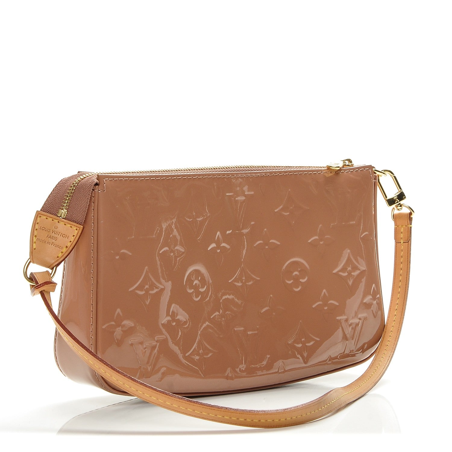 Louis Vuitton Vernis Pochette Accessories NM Rose Velours 3 of 7