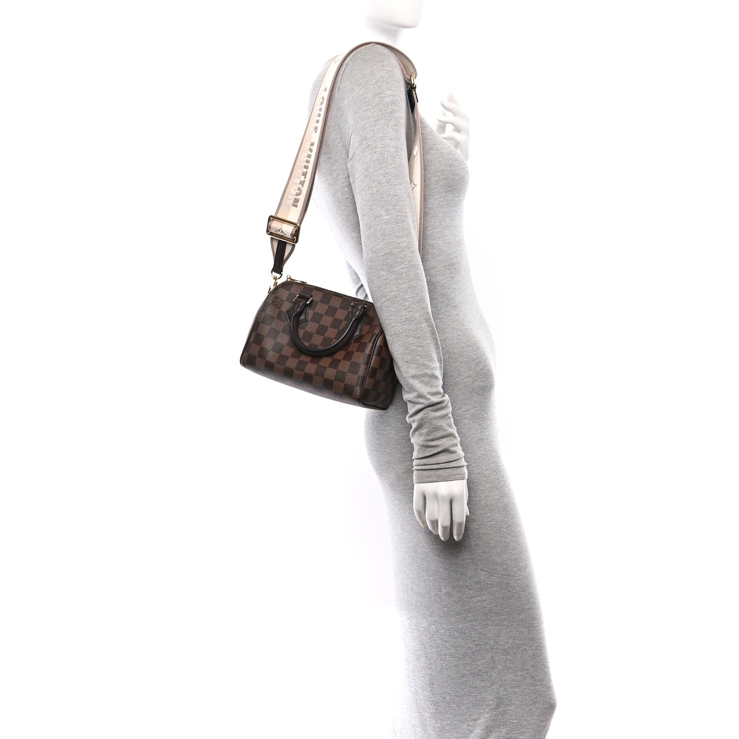 Louis Vuitton Damier Ebene Speedy Bandouliere 20 2 of 13