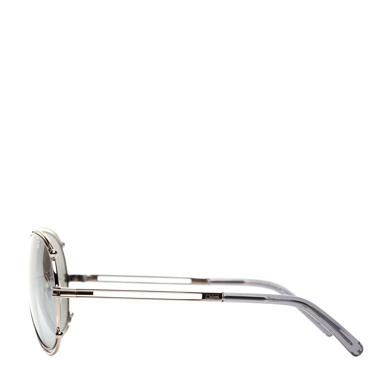 Chloe Metal Aviator Sunglasses CE121S Gold 2 of 8
