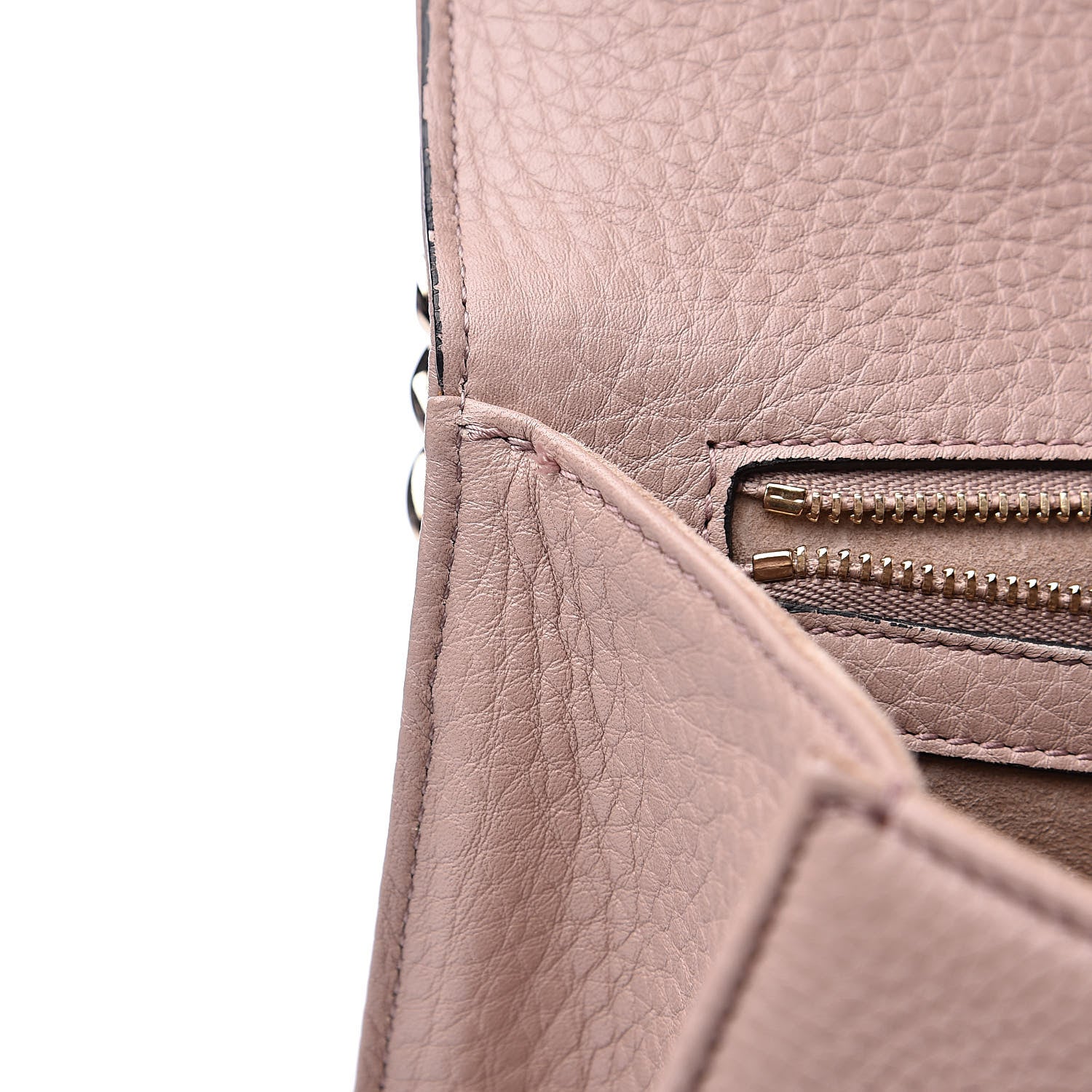 Christian Dior Grained Calfskin Medium Diorama Flap Bag Nude 12 of 14