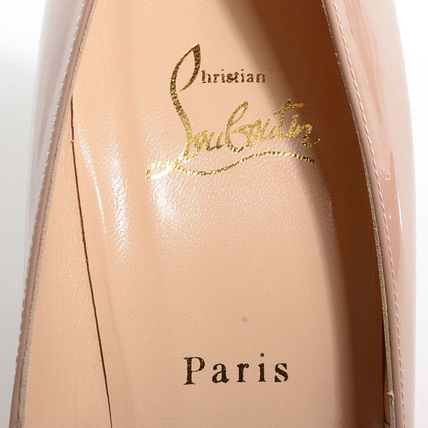 Patent No Barre 140 Pumps 41 Beige