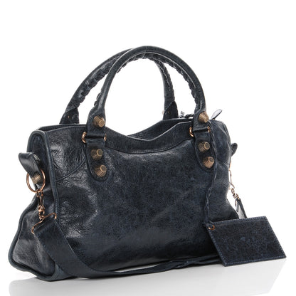 Balenciaga Agneau Giant 21 Rose Gold Hardware City Dark Night 4 of 10