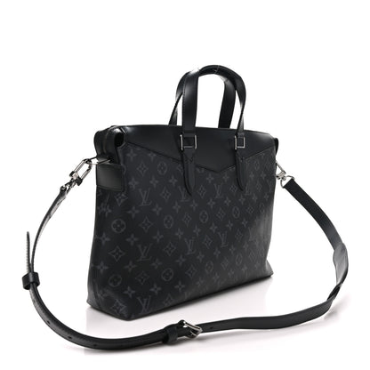 Louis Vuitton Monogram Eclipse Explorer Briefcase 2 of 8