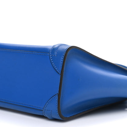 Celine Smooth Calfskin Nano Luggage Royal Blue 9 of 11