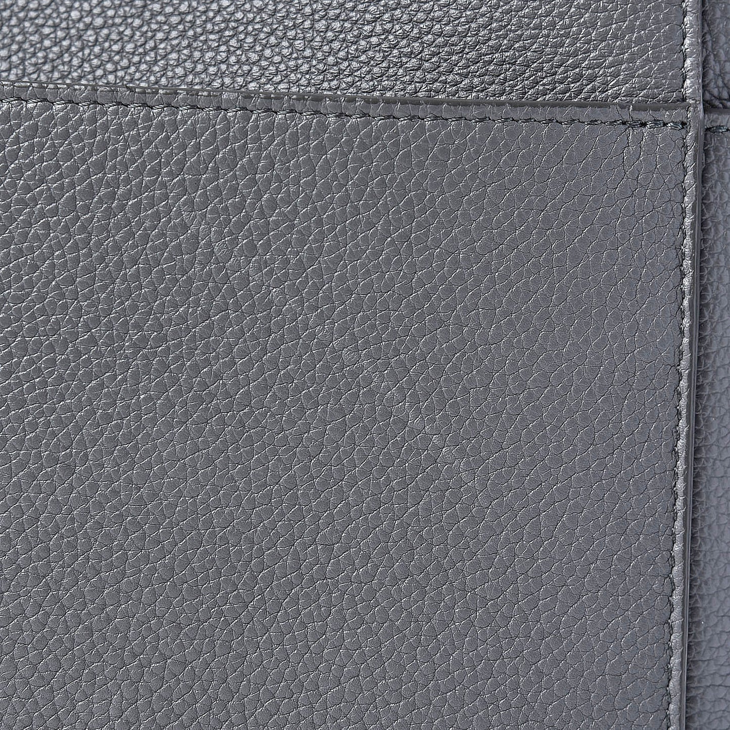 Soft Grained Calfskin Sangle Bucket Bag Storm