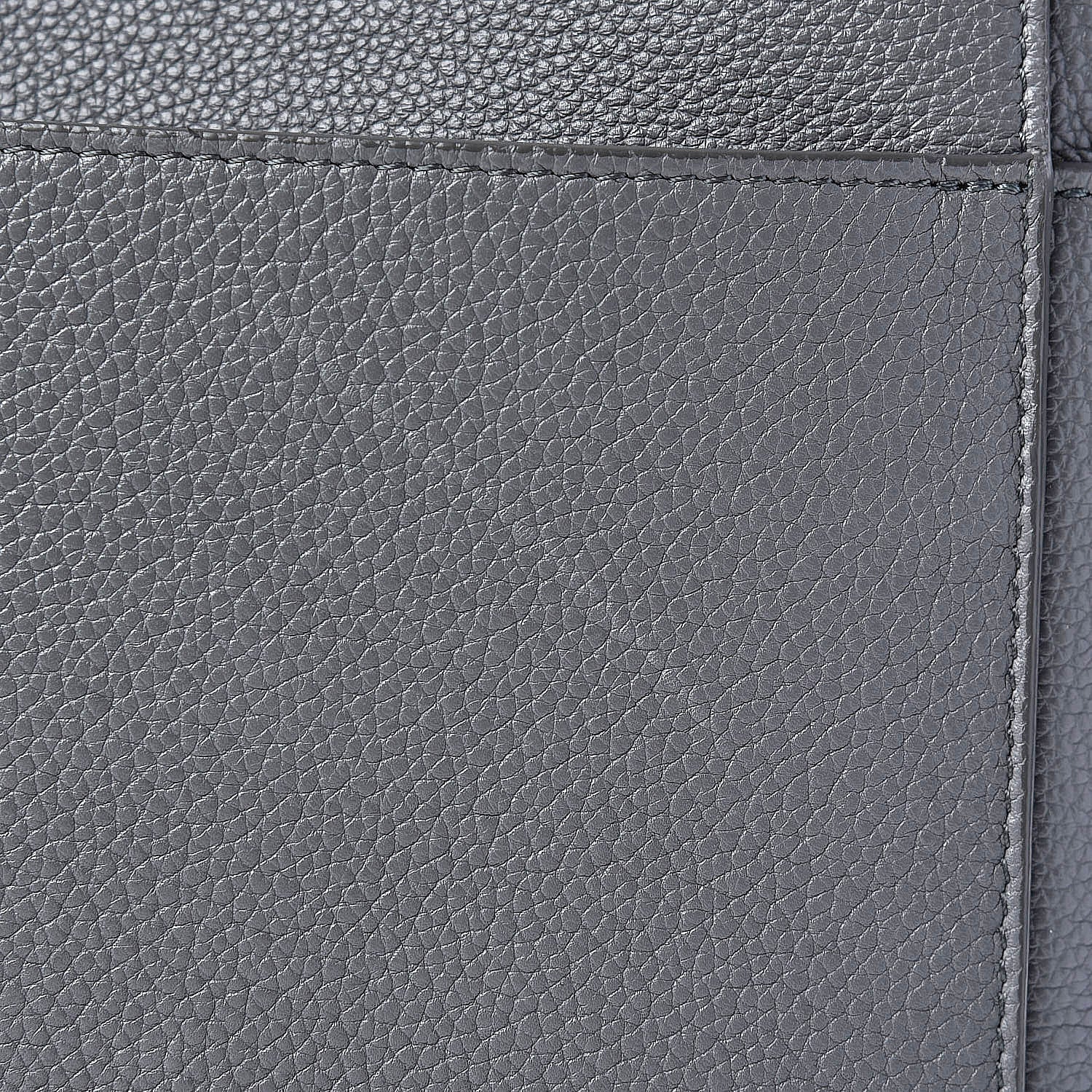 Celine Soft Grained Calfskin Sangle Bucket Bag Storm 21 of 23
