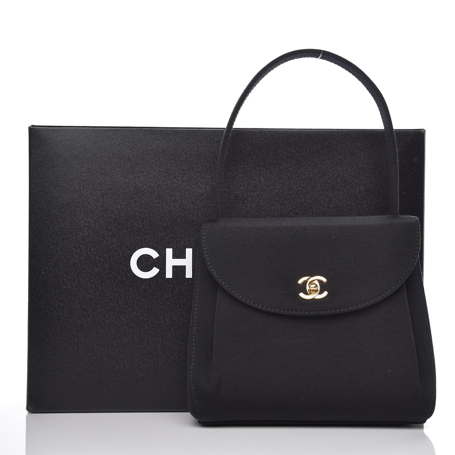 Chanel Grosgrain Mini Kelly Flap Bag Black 11 of 11