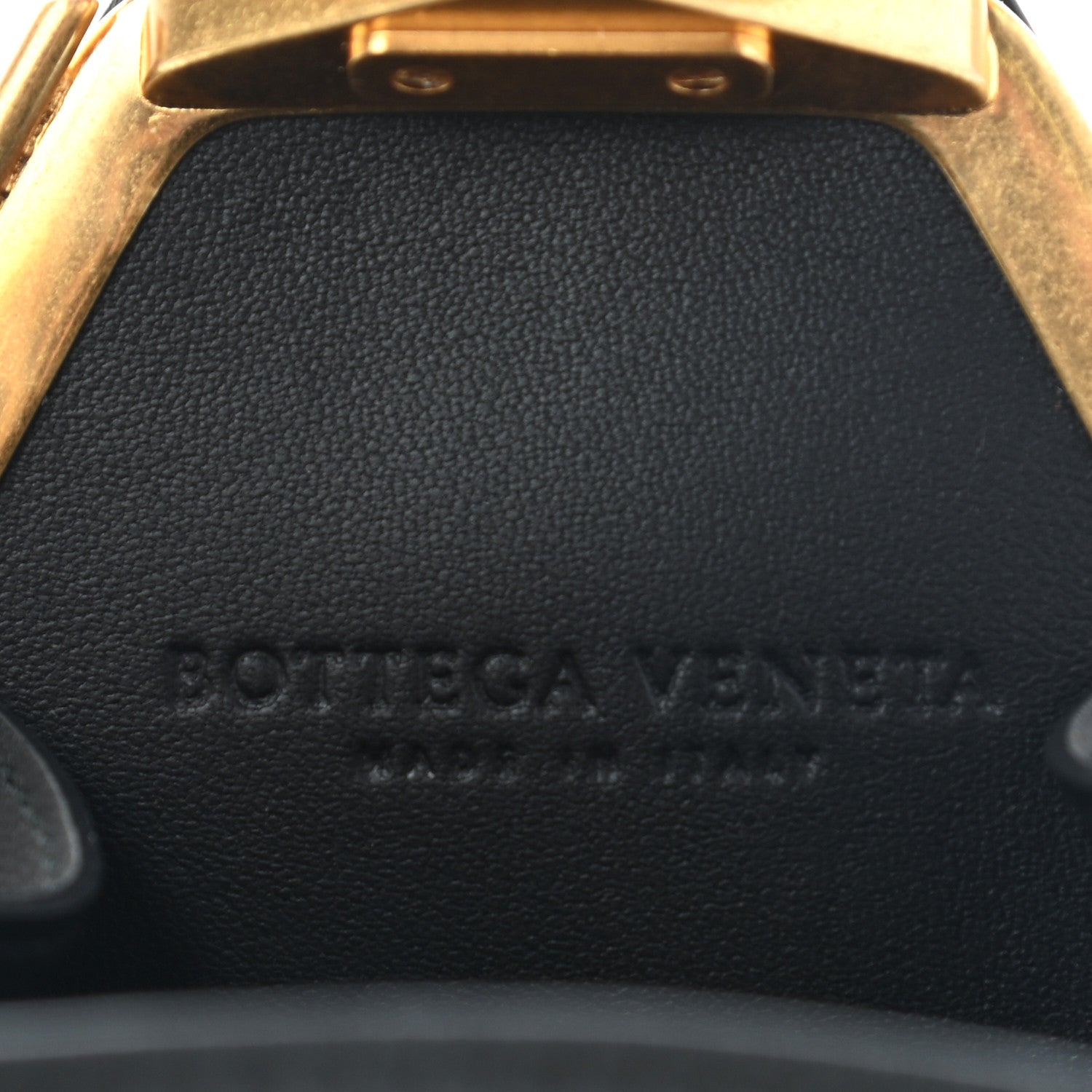 Bottega Veneta Calfskin Pyramid Bag Black 6 of 11