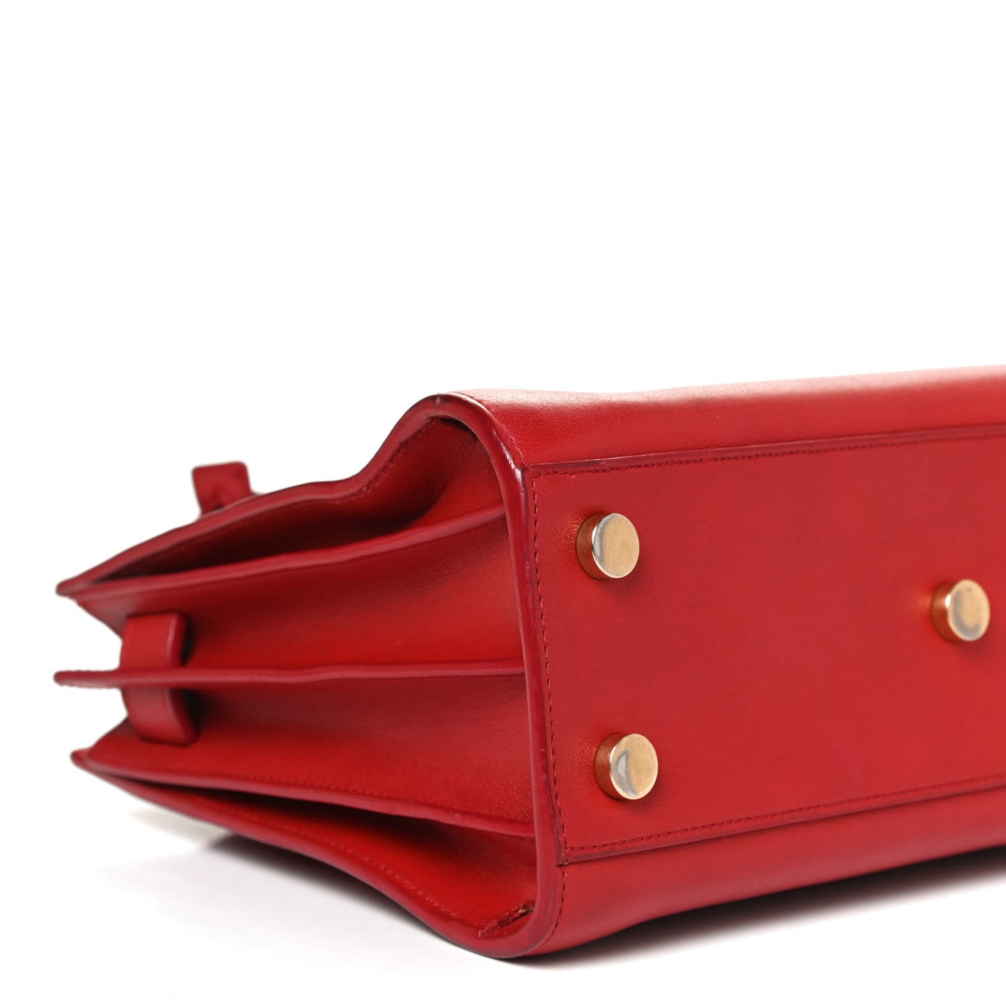 Calfskin Nano Sac De Jour Lipstick Red