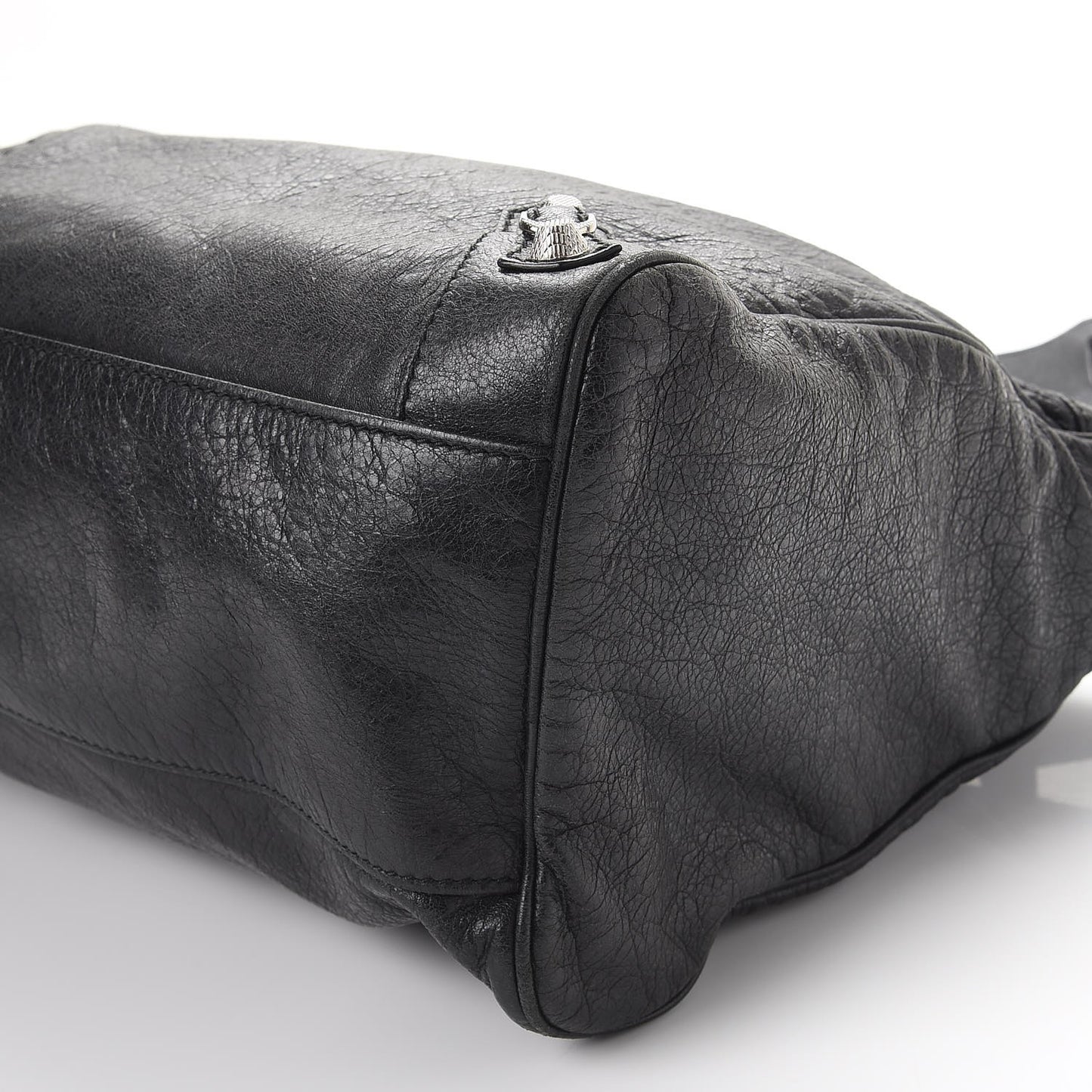 Agneau Giant 12 Silver Hardware Velo Black
