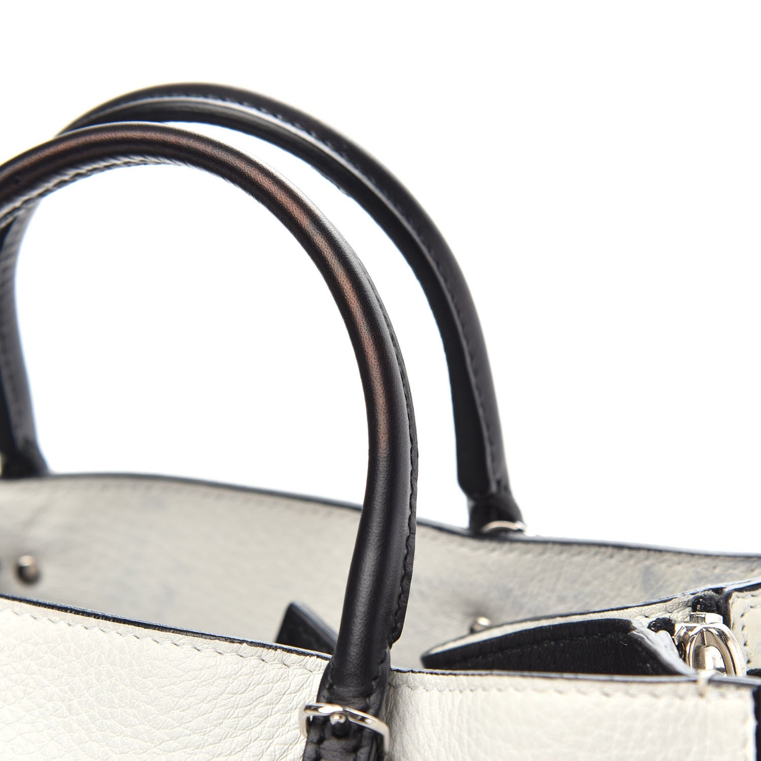 Balenciaga Veau Papier A6 Zip Around Tote White Black 17 of 17