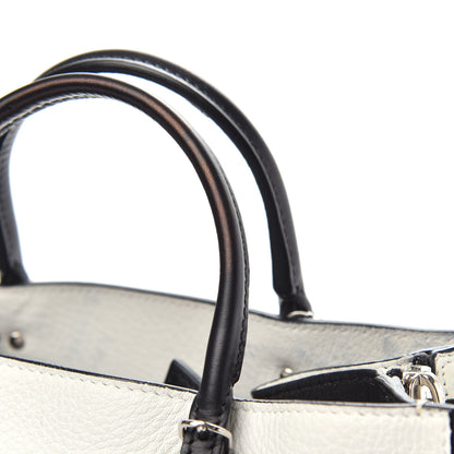 Balenciaga Veau Papier A6 Zip Around Tote White Black 17 of 17