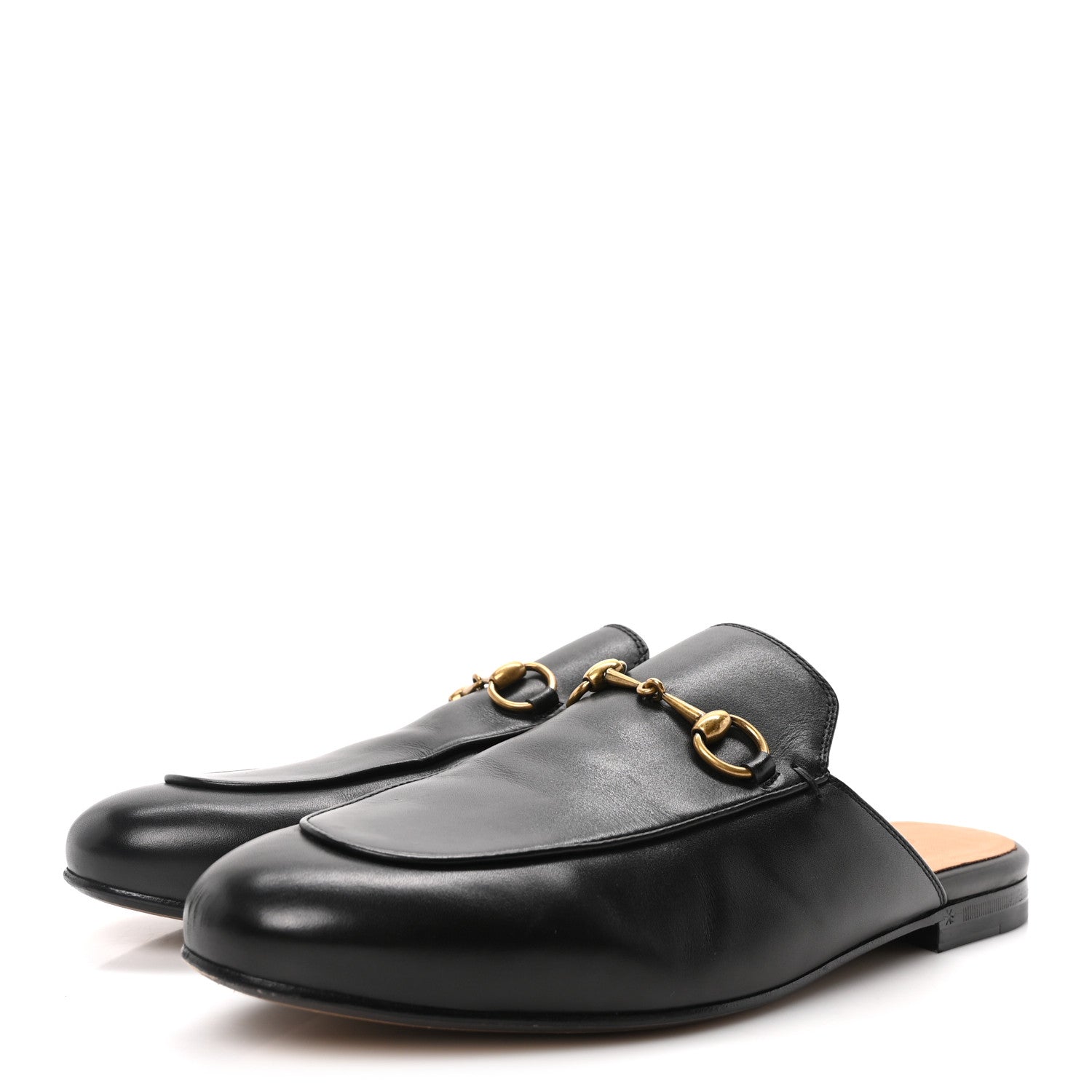 Gucci Calfskin Womens Princetown Slippers 39 Black 4 of 9