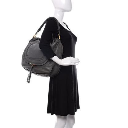 Chloe Calfskin Large Marcie Hobo Stone 2 of 10