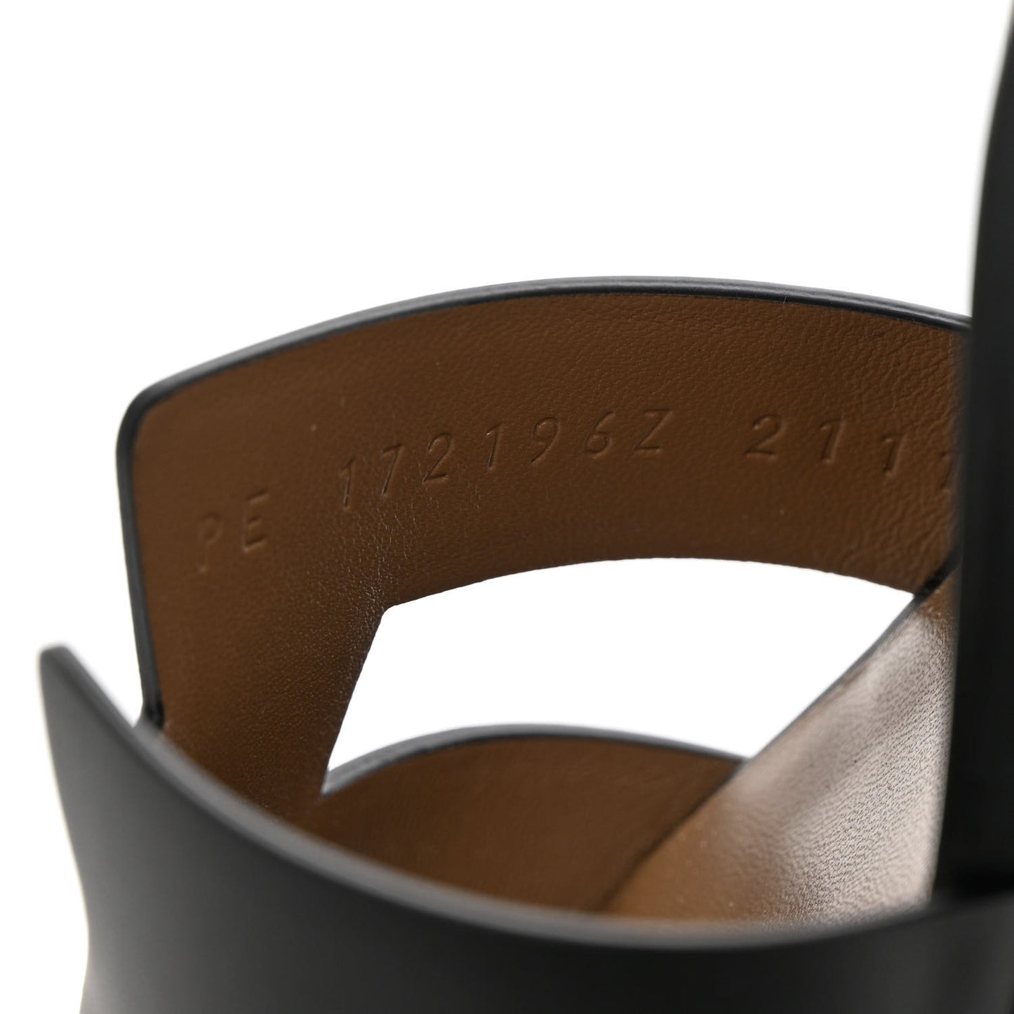 Calfskin Legend Wedge Sandals 35 Black