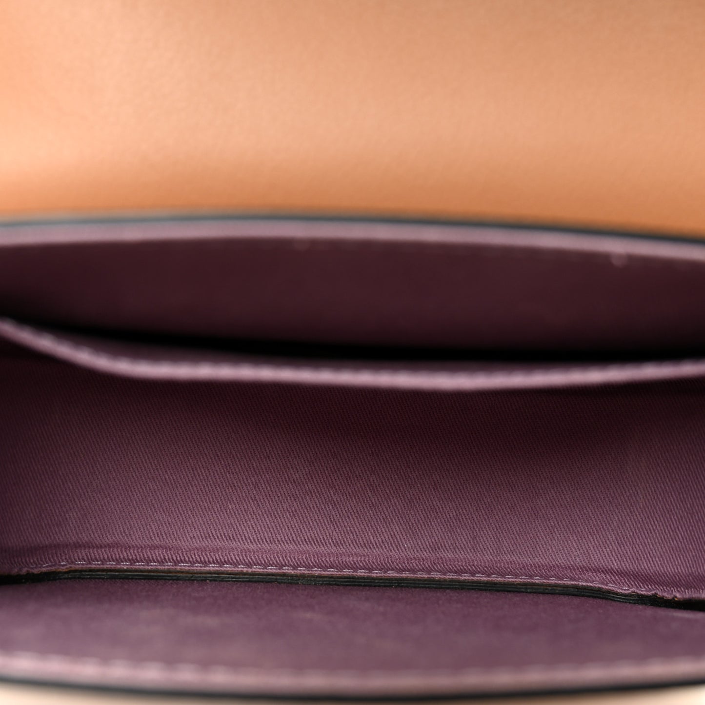 Grained Calfskin La Medusa Flap Shoulder Bag Brown