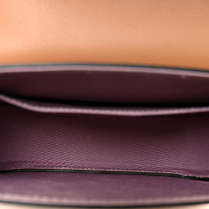 Versace Grained Calfskin La Medusa Flap Shoulder Bag Brown 5 of 11