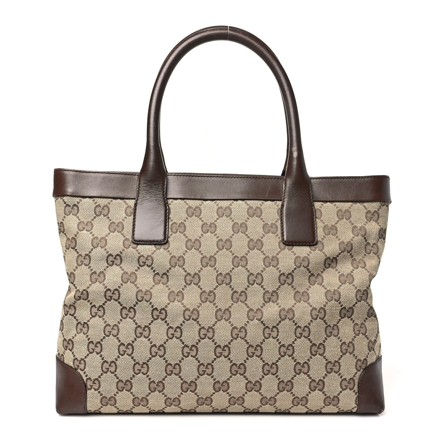 Gucci Monogram Tote Brown 1 of 13