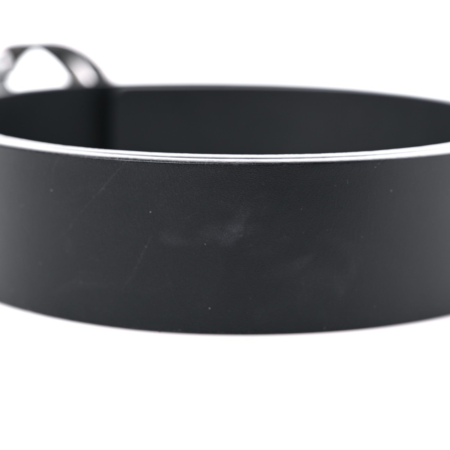 Gucci Selleria Calfskin Nickel Interlocking G 37mm Belt 80 32 Black 5 of 7