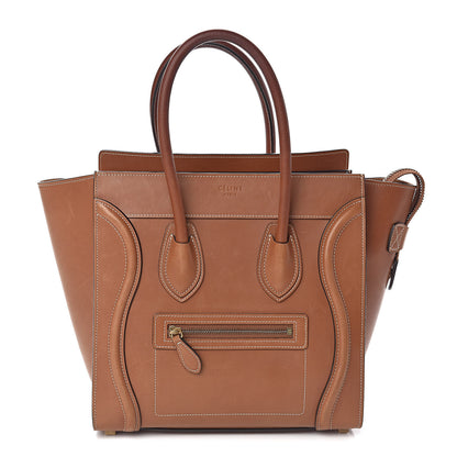 Celine Natural Calfskin Micro Luggage Tan 1 of 11