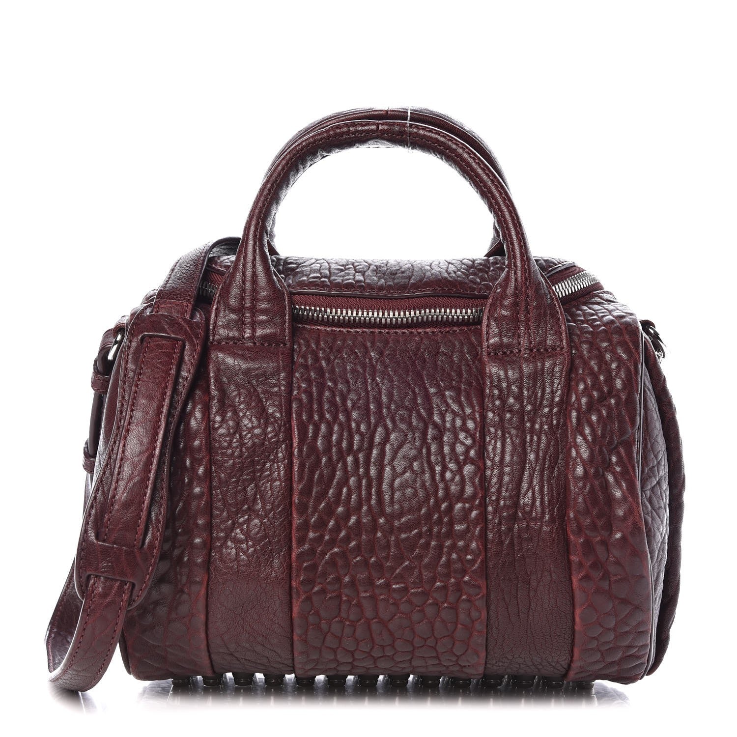 Alexander Wang Pebbled Lambskin Rockie Beet Rhodium Hardware 1 of 11