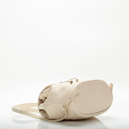 Chanel Caviar Quilted Backpack White 4 of 10
