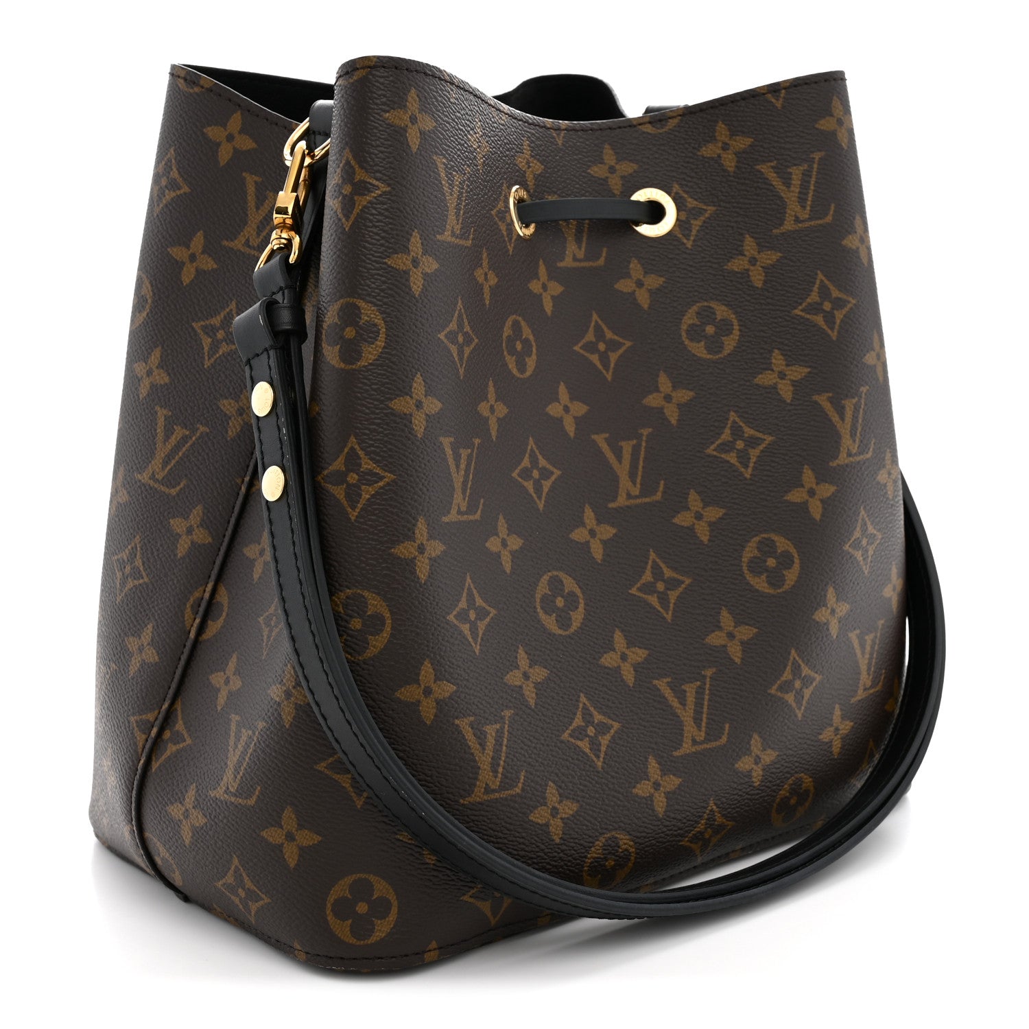 Louis Vuitton Monogram Neonoe MM Black 3 of 10