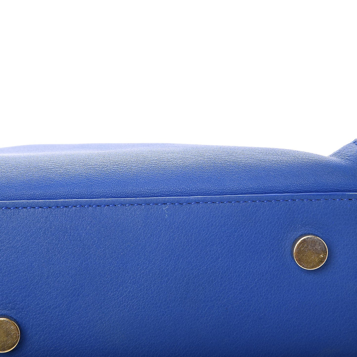 Calfskin Monogram Baby Cabas Blue Majorelle